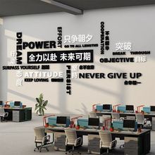 网红办公室墙面装饰画企业文化公司会议室励志标语背景墙氛围布置