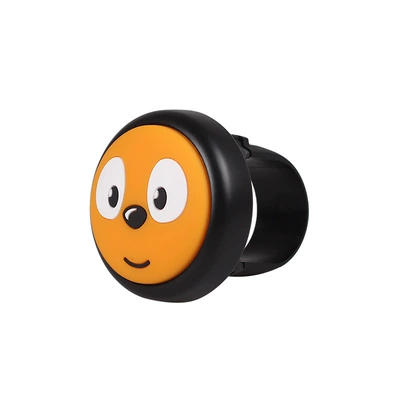Car Steering Wheel Booster Creative Steering wheel booster - fashionable-smiling-face-orange-comes-with-screwdriver-large-medium-and-small-installation-buckle