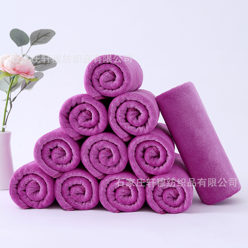 Medium purple / 35*75(hairdressing towel) 300g/ ㎡
