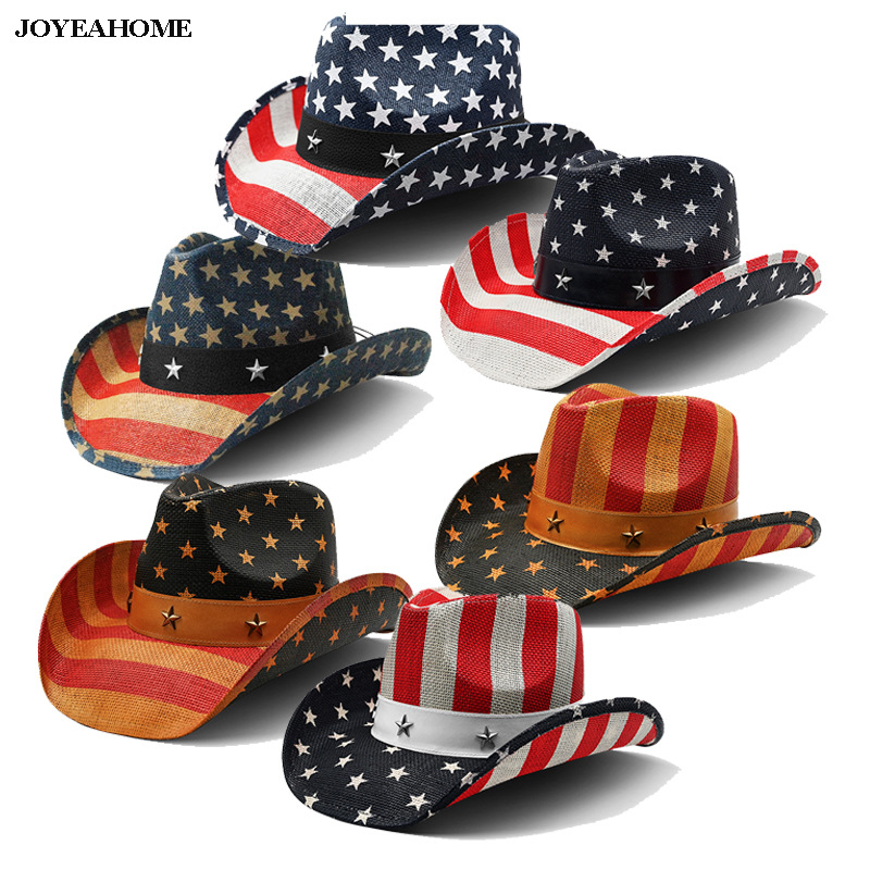 3780g Weight Fedora Hat Hats Type Holiday, Daily Occasion Viscose Fiber Material National Flag Pattern Summer Season Unisex Gender Retro Style Curved Eaves Rim Unisex Retro National Flag Curved Eaves Fedora Hat 8