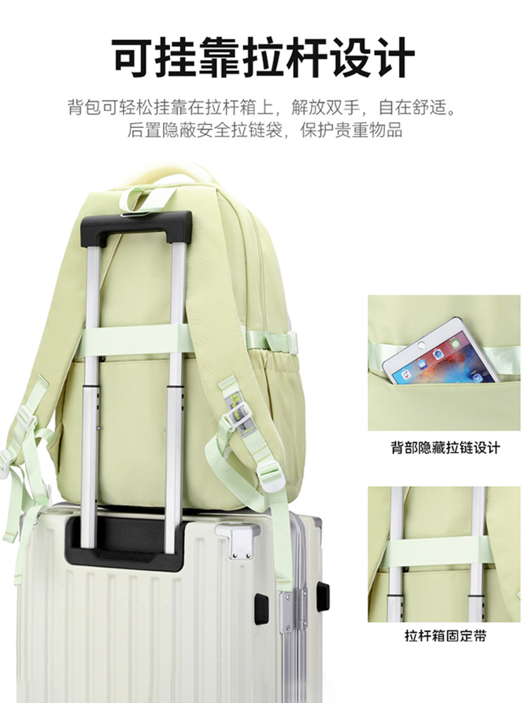 Mochila para mujer nueva versión coreana del bolso de la escuela para estudiantes de primaria y secundaria mochila escolar Oxford tela Harajuku mochila de comercio exterior