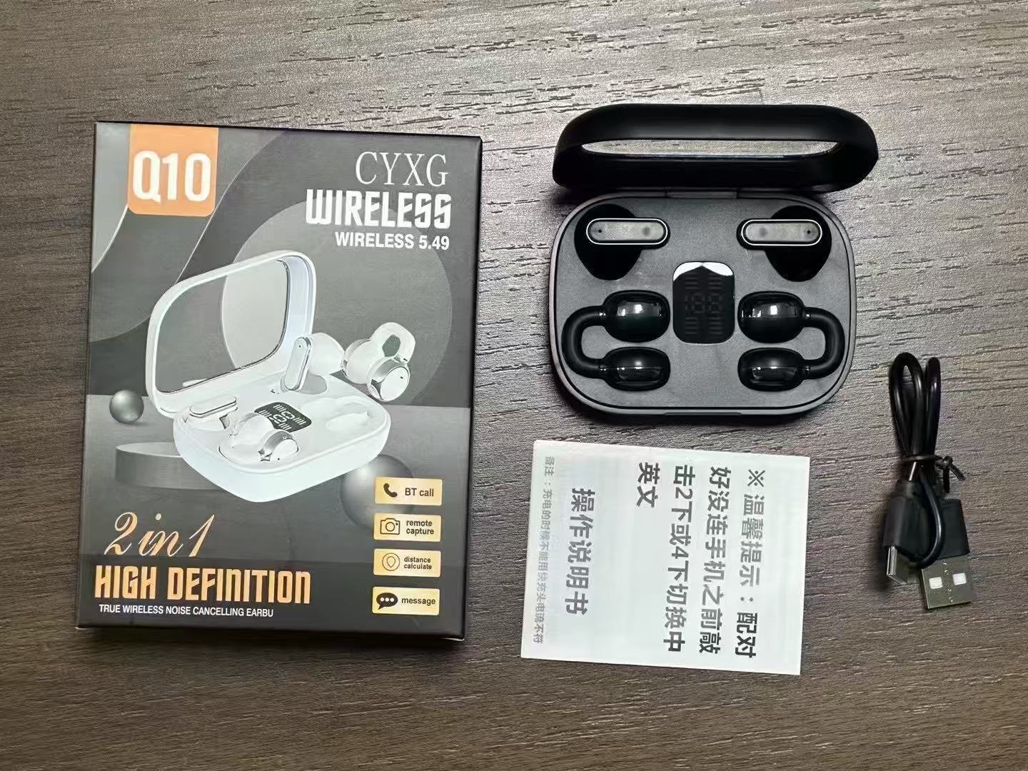 [ auriculares] transfronterizos nuevos auriculares Bluetooth Q35 de alta calidad de sonido inalámbricos de larga duración ventas directas de fábrica deportiva