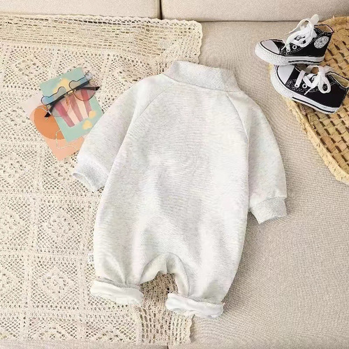 Baby Bodysuit for Newborns - Spring and Autumn Style - 100th Day Nostalgic Bodysuit for Boys and Girls - Super Cute and Trendy Outfit for Outdoor Wear - Crawling Suit