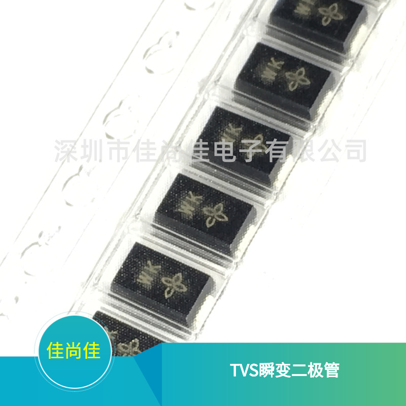 SMAJ6.5CA 丝印TK/WK SMA DO-214AC 双向贴片TVS瞬变二极管