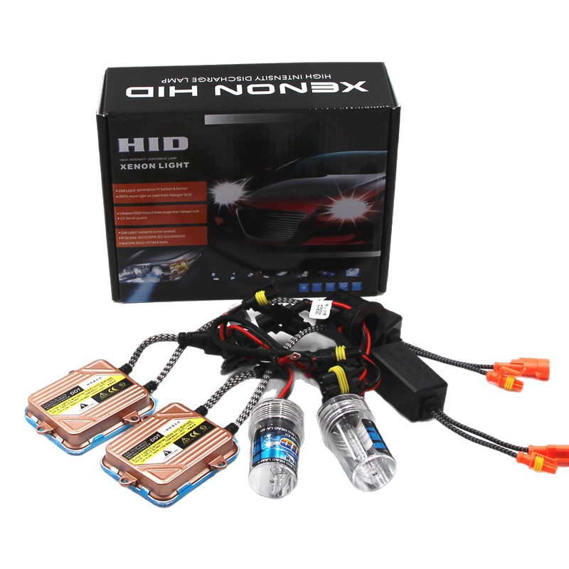 Kit de balasto de xenón de alto brillo para faros de coche K5, lámpara de xenón de 12 V y 55 W, arranque rápido, H1 H7 H11880