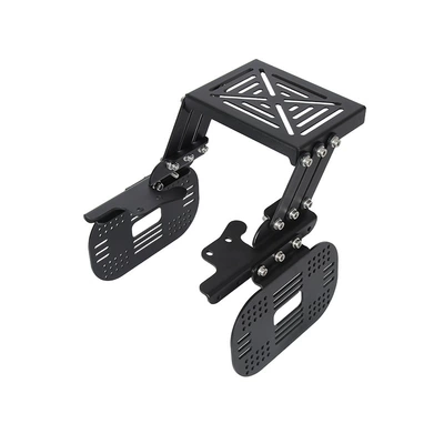 Yamaha PG-1 Motorcycle Sliding Mobile Tailstock Trunk Telescopic Bracket Black Movable Tailstock Side Frame