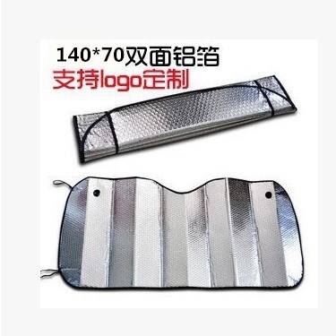 Parasol delantero del automóvil grueso lámina de aluminio protector solar de aislamiento térmico parasol montado en automóvil de verano enfriamiento parasol