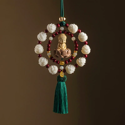 2024 Car Pendant Cinnabar Car hanging - dark-green-car-hanging-cinnabar