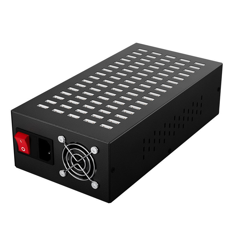 Cargador de múltiples puertos USB, enchufe poroso, estudio de teléfono móvil de 10/2060 puertos, pila de carga universal de alta potencia para Android