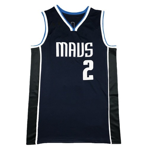 Summer cross-border jersey Mavericks 77 Doncic Mavericks 2# Irving embroidered basketball uniform training vest shorts