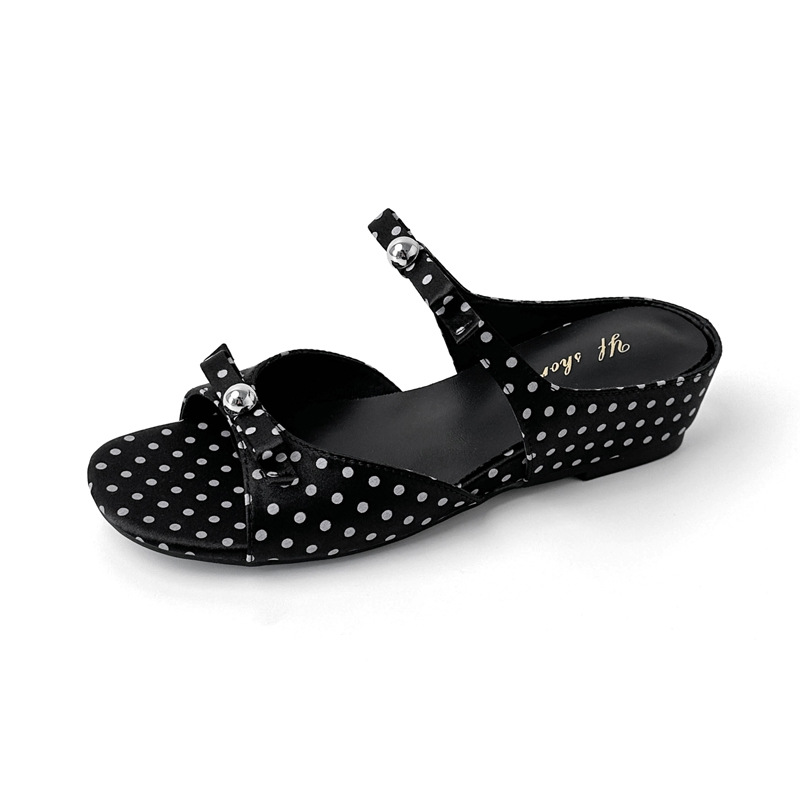 Sandalias Planas con Punta Abierta de 5 cm de Superfibra con Lazo y Aumento para Verano