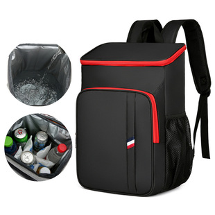 Cross-border outdoor lunch bag large capacity picnic insulation bag square aluminum foil thickened insulation cold box backpack