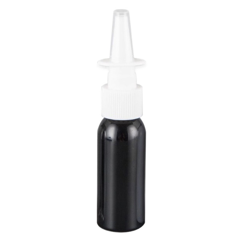 Fábrica 30ml botella de hombro redondo con aerosol nasal envases cosméticos botella de spray de aerosol directo sub-embalaje botella vacía para mascotas