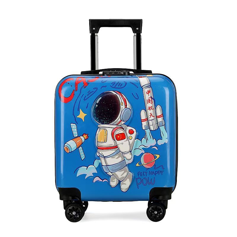 Nuevo cartón de dibujos animados para niños, maletero para hombres y mujeres, maleta libre de envío, caja de contraseña de 18 pulgadas, maleta de embarque de 20 pulgadas