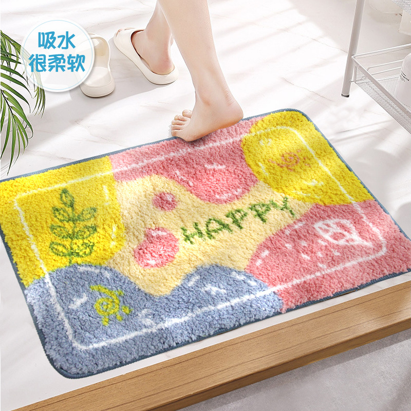 Floor Mat Bathroom Absorbent Floor Mat Household Bathroom Bathtub Door 2025 New Bathroom Non-Slip Foot Mat Stain-Resistant