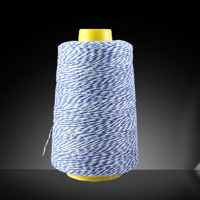 파란색과 흰색 190g 굵은 6가닥(약 450m )