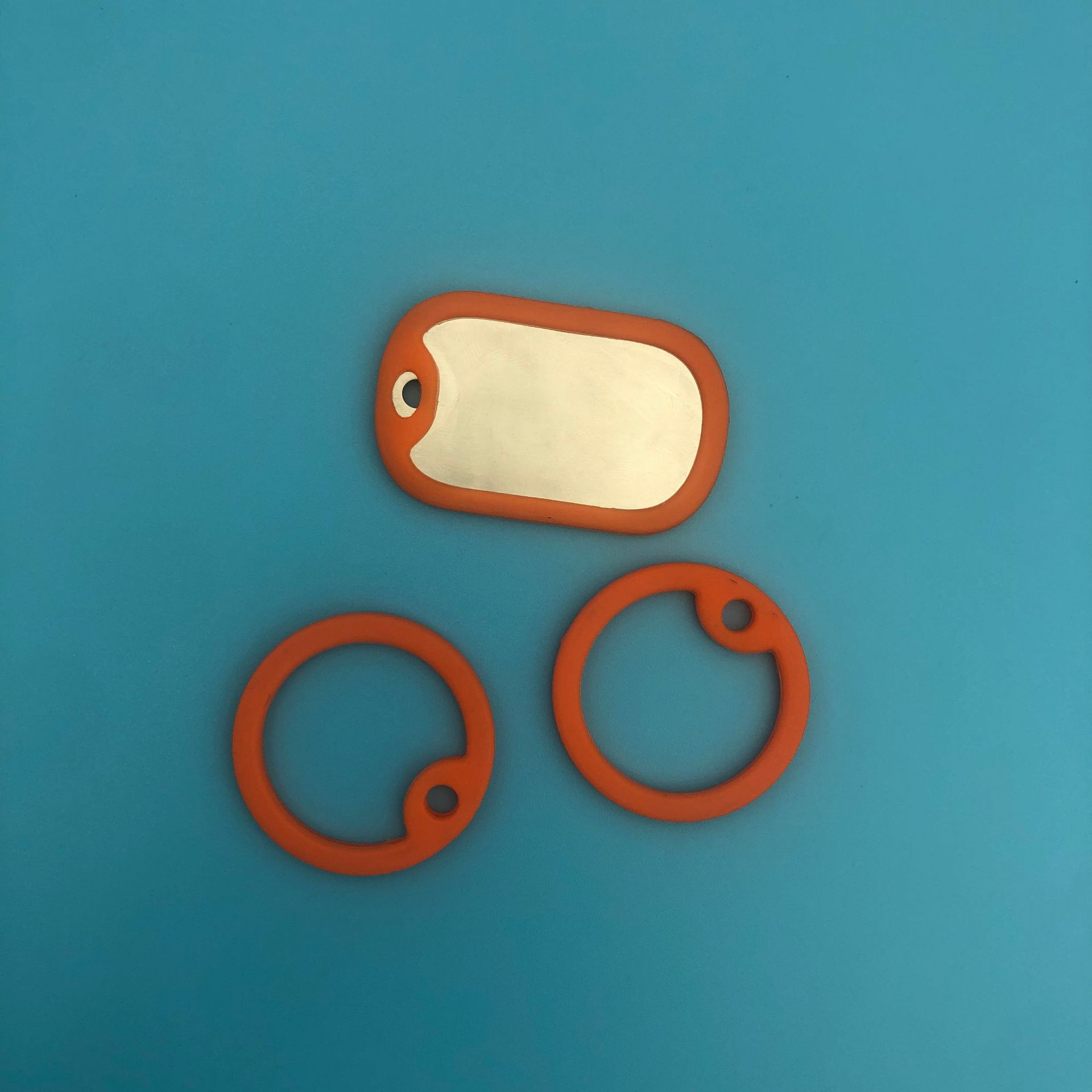 广东中山硅胶制品 橡胶圈 黑色狗牌套 消音圈 圆形狗牌套