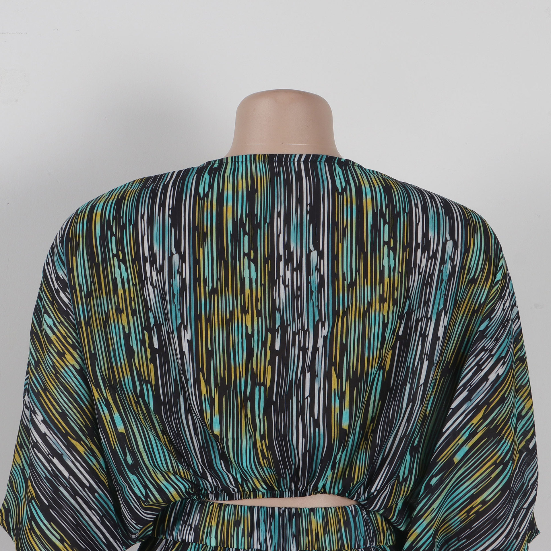 Women Popular Printed Contrast Color V-neck Wide Leg Two Piece Set 18 Women Popular Printed Contrast Color V-neck Wide Leg Two Piece Set