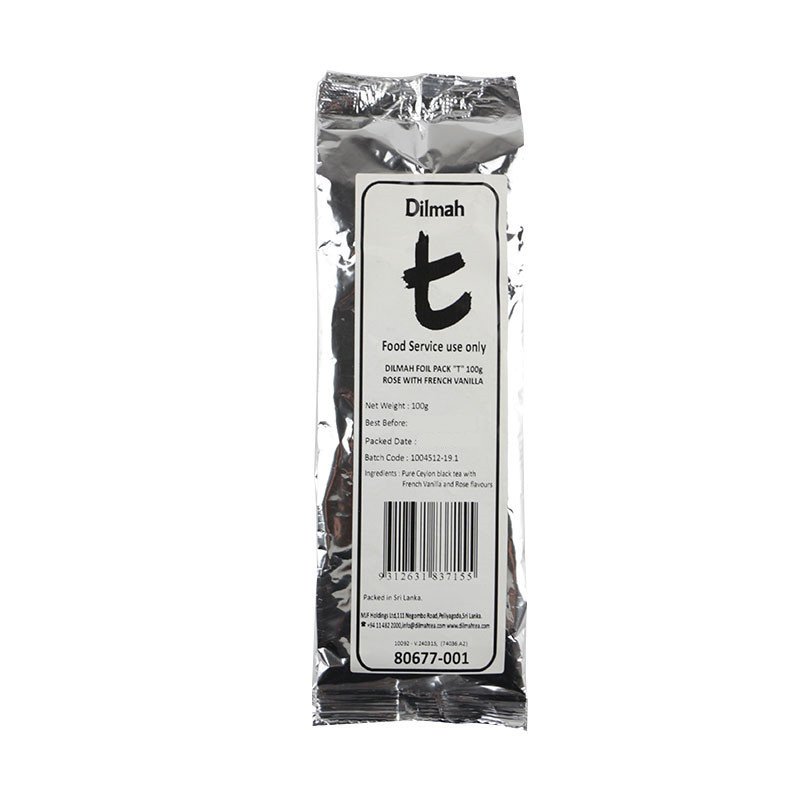 Dilmah t Series Rose Vanilla Flavored Black Tea 100g Refill Loose Tea New Arrival in June 24