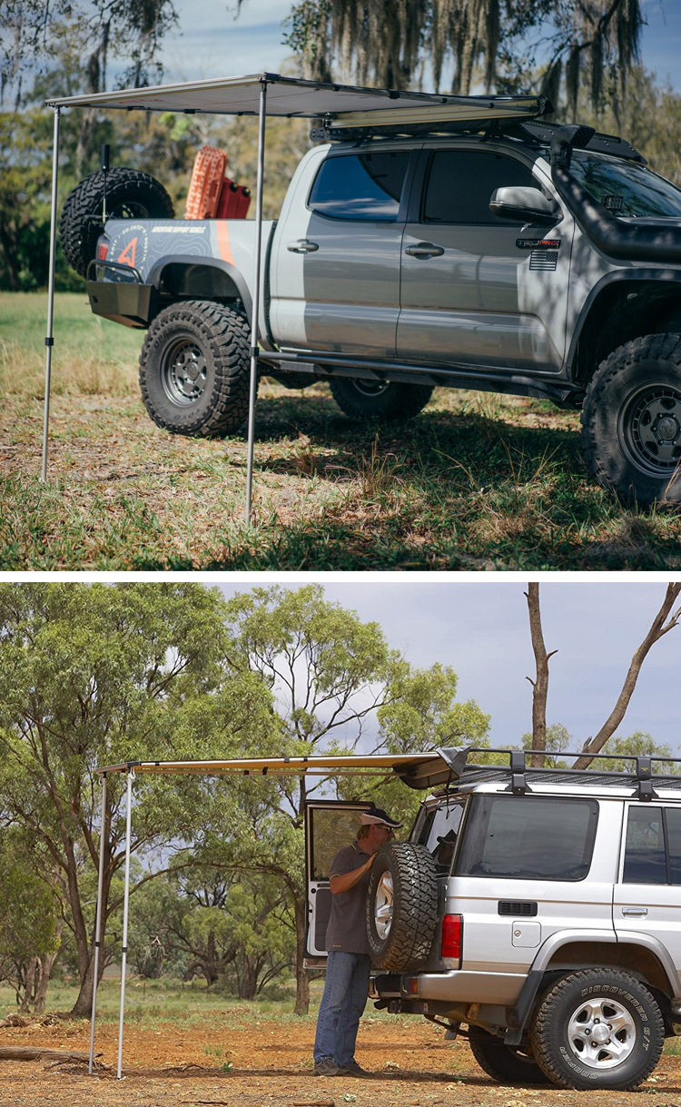 Car Side Tent for Outdoor Camping, Vehicle Side Canopy Tent, Side-Opening Side-Mounted Tent, Rv Sunshade, Car Side Tent