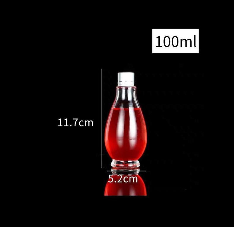 卸売ガラス小ボトル 30 ミリリットル 50 ミリリットル 100 ミリリットル透明ガラステイスティングボトル酒ボトル密封された空のボトル|undefined