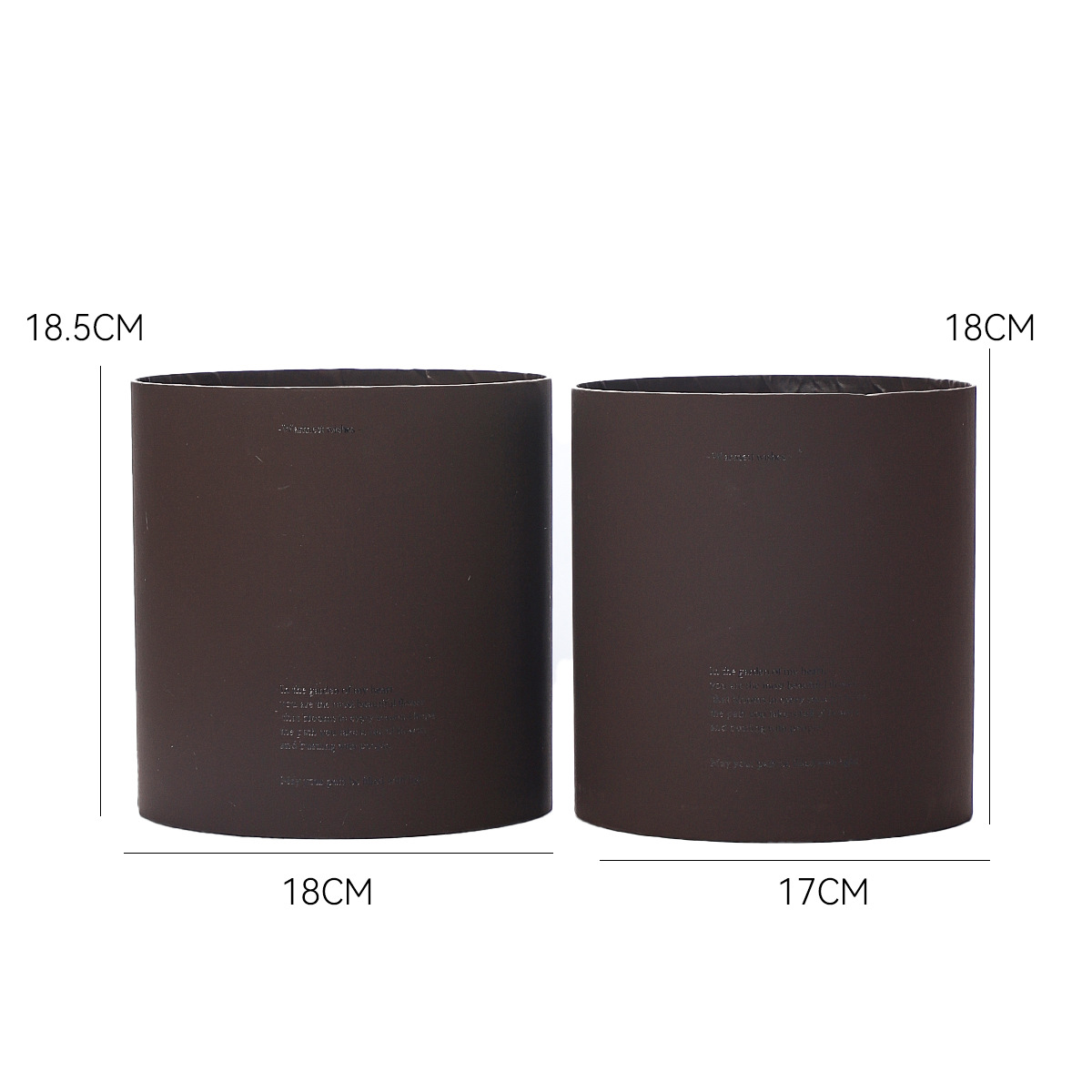 Cuatro colores cordier esmerilado sensación de piel abrazar barril flor caja de embalaje flor florista caja de embalaje de regalo