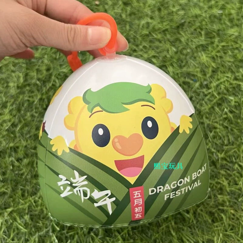 Надувная модель ПВХ Зонгзи, большая надувная модель лодки-дракона для фестиваля, кастомная, мультяшная кукла-талисман