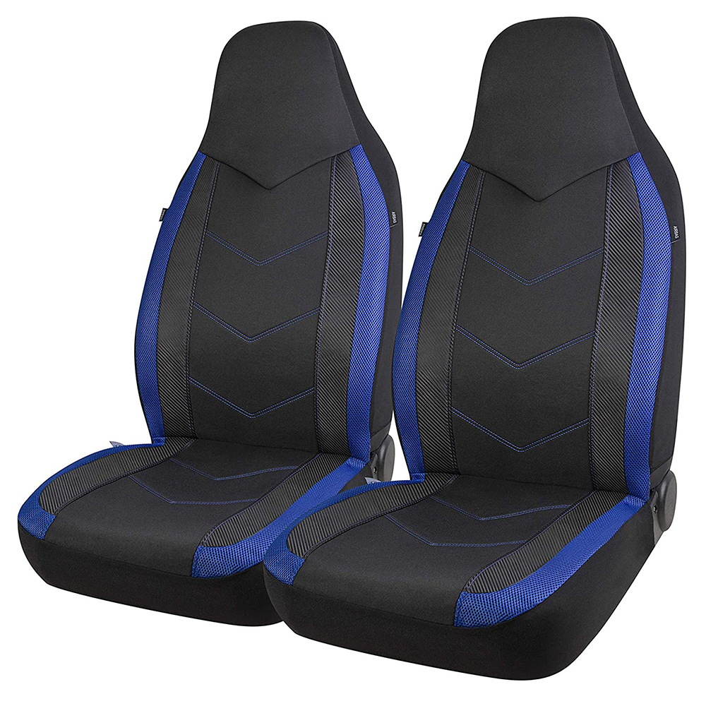 Car Seat Cover 2 Front Seat High Back Hooded Four Seasons Neutral Sandwich Fabric Cross-Border Hot Sale