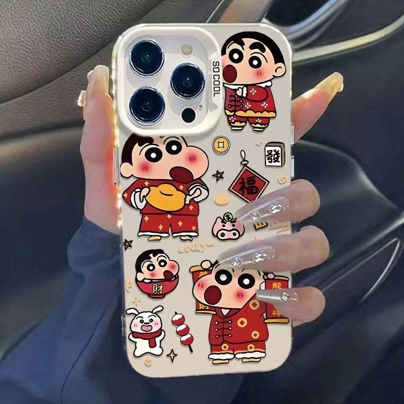 New Year Xiaoxin Suitable for Apple 16Promax Mobile Phone Case Iphone15/14/13/12/11Pro Trendy XS