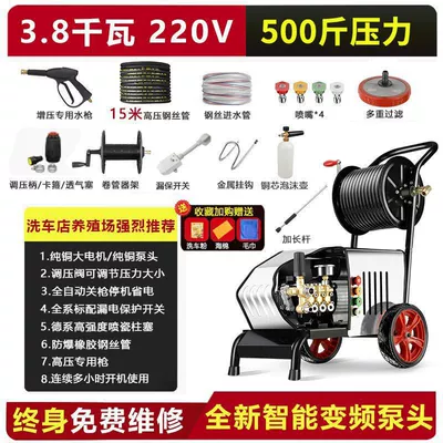Black Cat Pressure Car Washing: Car washing machine - duoduo-straight-hair-black-cat-9999w-38kw-220v-250kg-15m-with-hose-reel