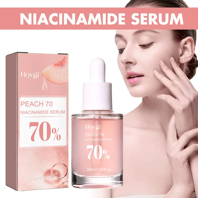 Серум (Hoygi Peach 70) ниацинамид 70%, осветляющий и увлажняющий, уменьшение пор, 30 мл