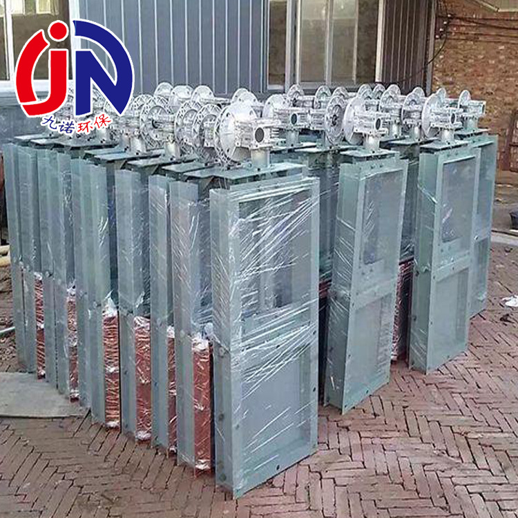 厂家定制电动闸门平板闸阀碳钢闸板水渠排污过水直管段手动插板阀