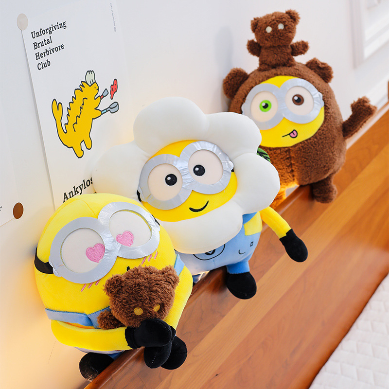 Minion Plush Toy Doll for Children and Girlfriends Wholesale Claw Machine Birthday Gift Plush Toy Doll