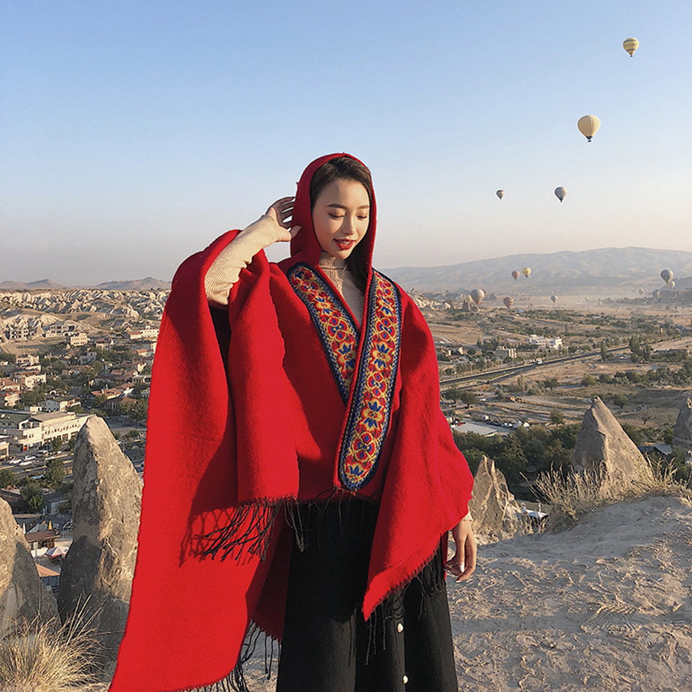 Xinjiang Yunnan turismo de fotografía capa de abrigo