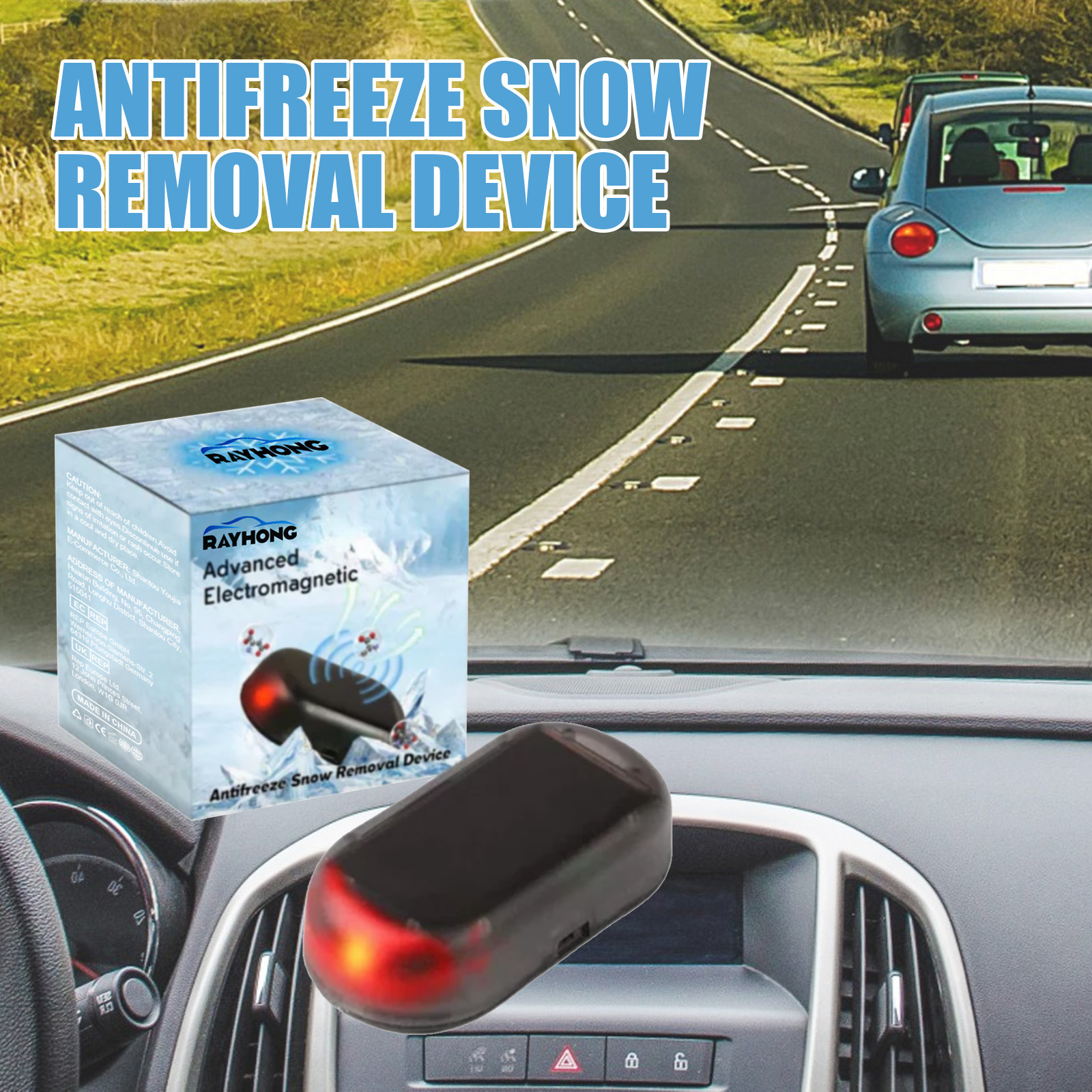 interference antifreeze device, car window glass winter anti ice and snow cover interference antifreeze and snow device_voghion.com
