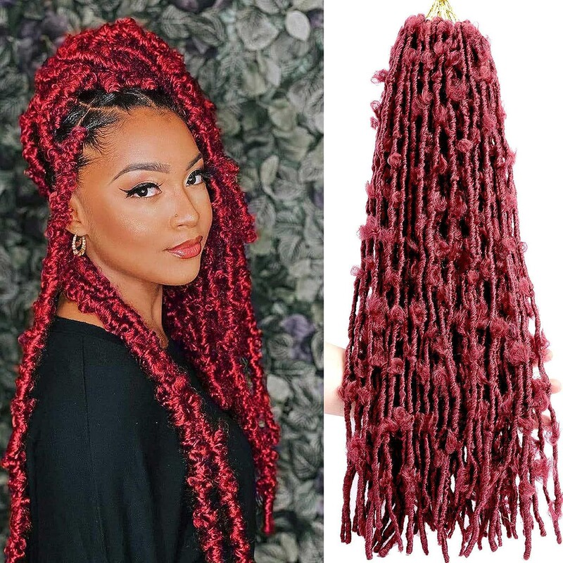 temu/shein butterfly crochet hair african wig dirty braid Butterfly locs crochet wig