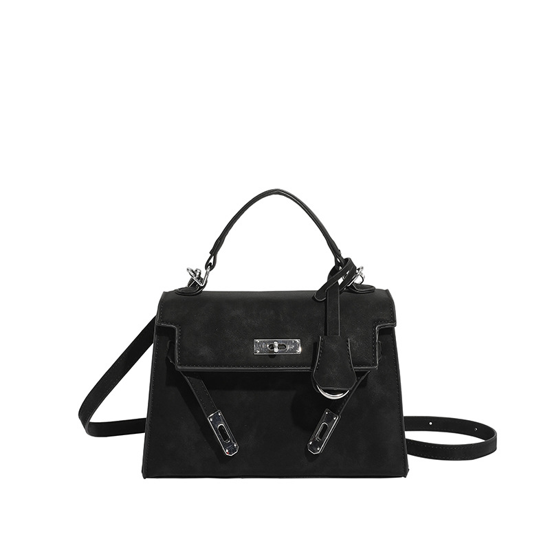 Bolso de mujer 2025 nuevo cross-border de seda retro mochila de textura alta extranjera Kelly bolso de mano pequeño