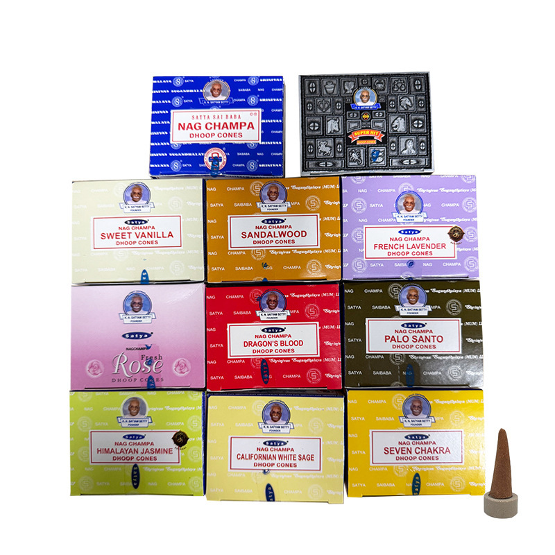 Satya Truth Handmade Natural Incense Nag Champa Yellow Flower Fragrance Original Authentic Indian Sai Baba Satya Truth Handmade Natural Incense Nag Champa Yellow Flower Fragrance Original Authentic Indian Sai Baba
