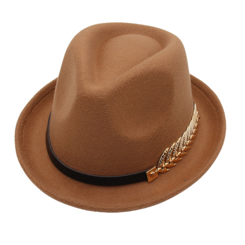 Fashionable Autumn/Winter Gentleman Hat, Bestselling in Europe and America, Woolen Jazz Hat, British Style, Elegant Retro Hat for Men and Women