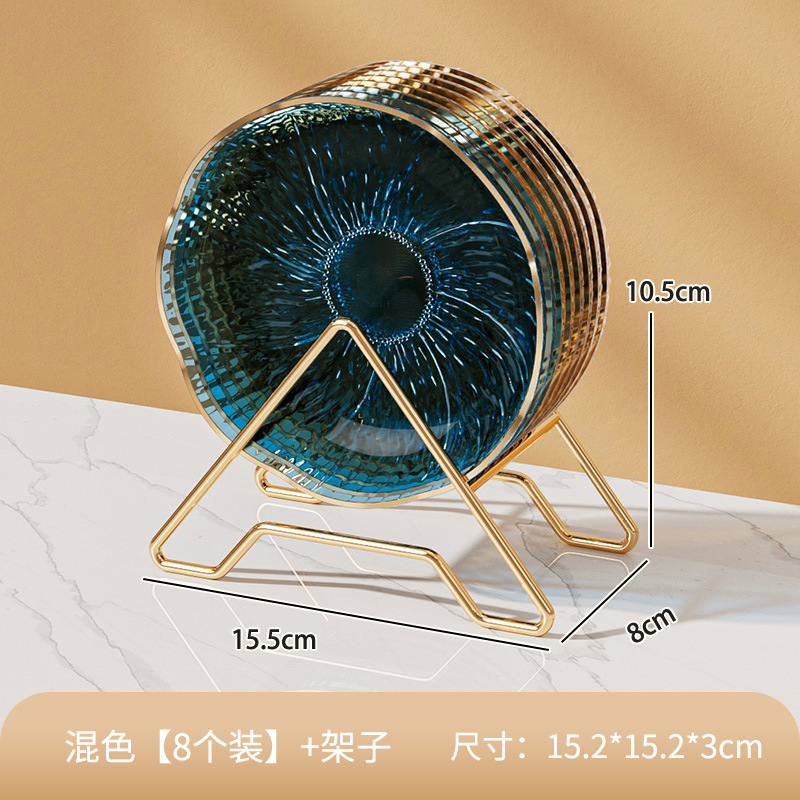家庭用の骨を吐く皿の新型のスナック皿の果物皿の乾燥した果物皿は軽くて贅沢に骨のかすの皿の小さい皿のごみの皿を吐きます。|undefined