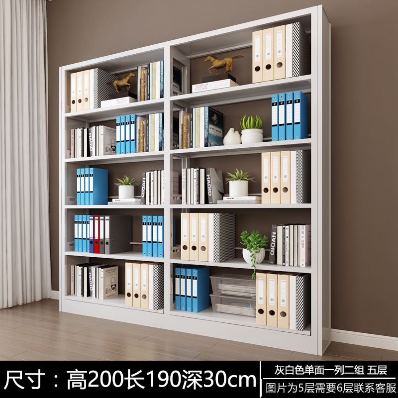 スチール本棚、図書館読書室、学校本棚、片面および両面厚みのある耐久性のあるカスタム本棚、ファイリングラック工場