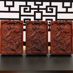 雷擊棗木九天玄女掛件吊墜46牌道家法器浮雕精雕直播貨源福利款