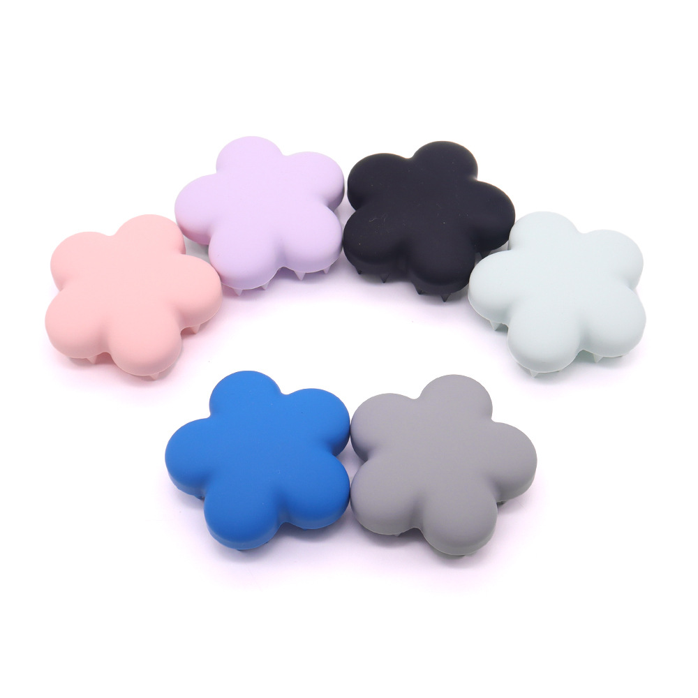 Productos de limpieza para mascotas transfronterizos Baño de perros Baño de gatos Cepillo de baño de silicona suave de doble uso húmedo y seco Cepillo para mascotas