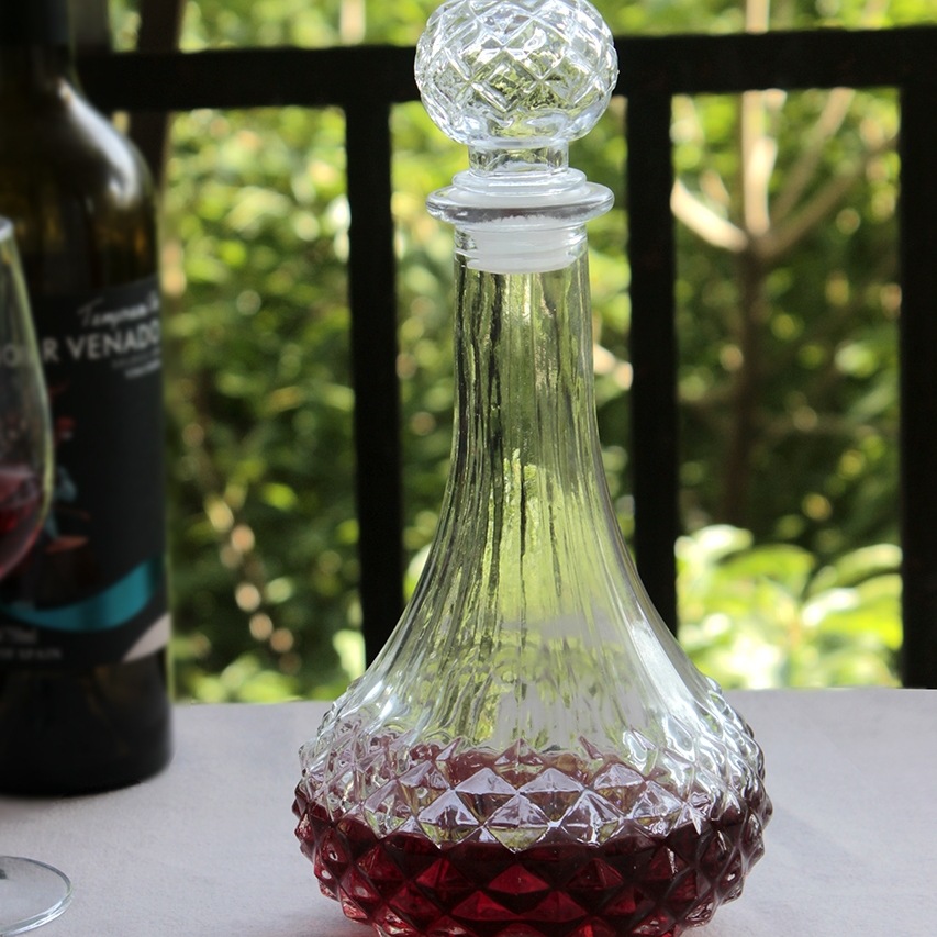 高颜值玻璃红酒白酒洋酒储酒醒酒器分酒扎壶家用带盖密封器具酒瓶