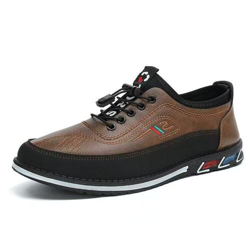 Leather shoes for men, wholesale for spring and summer, stylish, breathable, casual, fashionable, versatile, suitable for driving, soft sole, soft face
