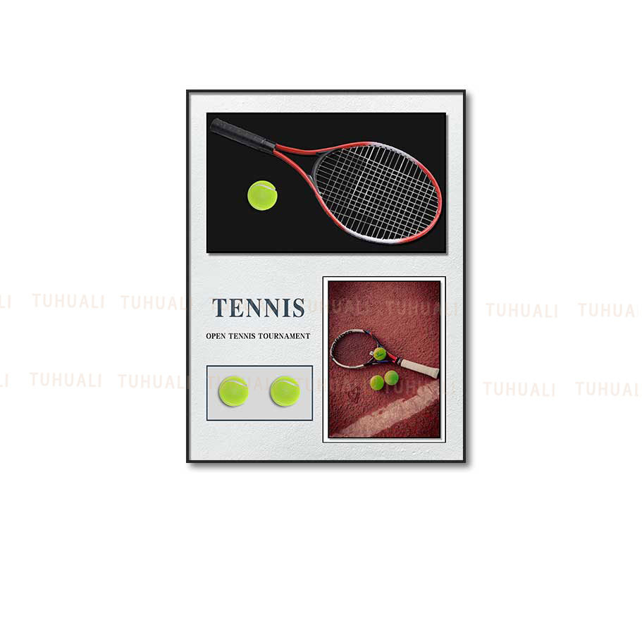 Tenis colgante pintura sofá Fondo pared tenis real pintura decorativa pasillo de alta calidad dormitorio pasillo colgante pintura