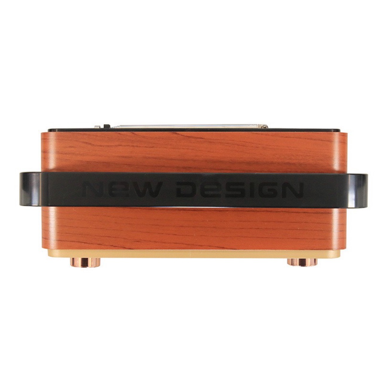 Los fabricantes venden tarjetas portátiles multibanda de grano de madera retro, radio con linterna recargable Bluetooth de alta calidad