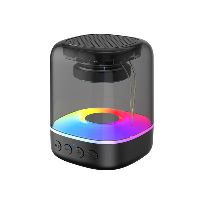 スピーカー ワイヤレス Bluetooth スピーカー ポータブル 屋外 室内 RGB カラーライト サブウーファー 広告ギフト 小型スピーカー|undefined