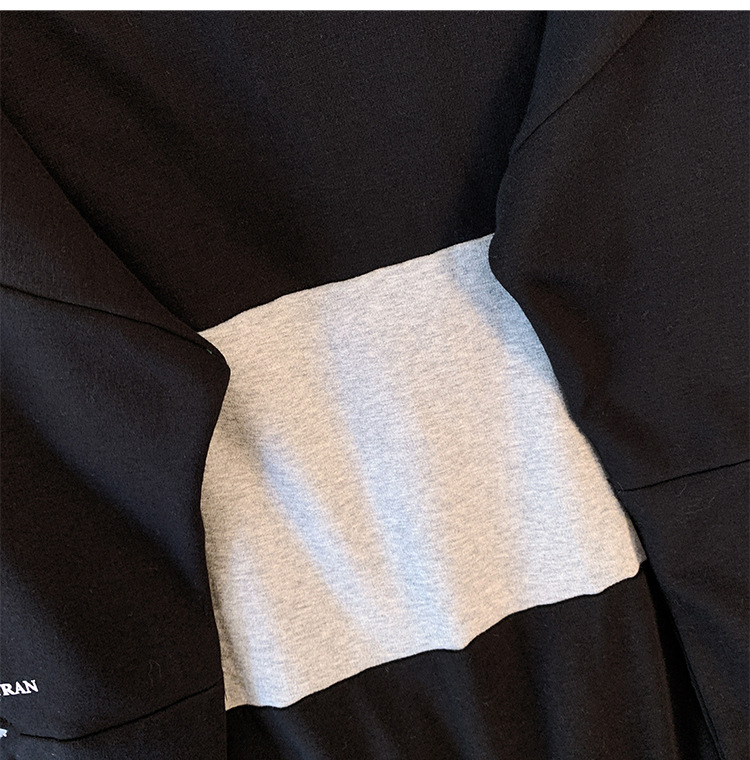 Damen Plus Velvet Pullover Winter Polo Kragen Spleiß-oberteil_voghion.com