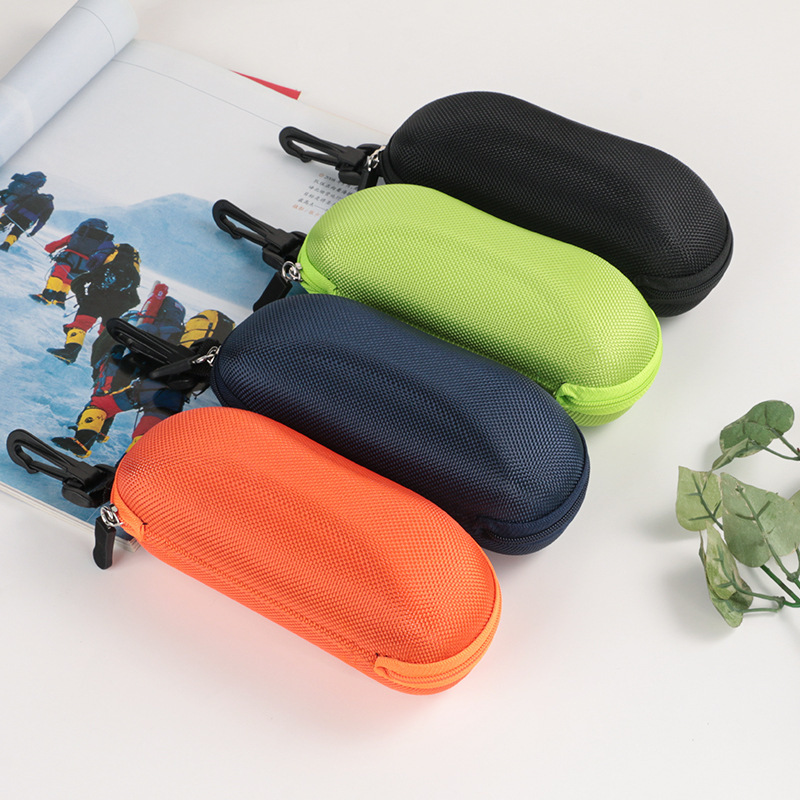 Wholesale zipper glasses case EVA material anti-pressure outdoor sports sunglasses sunglasses portable storage box